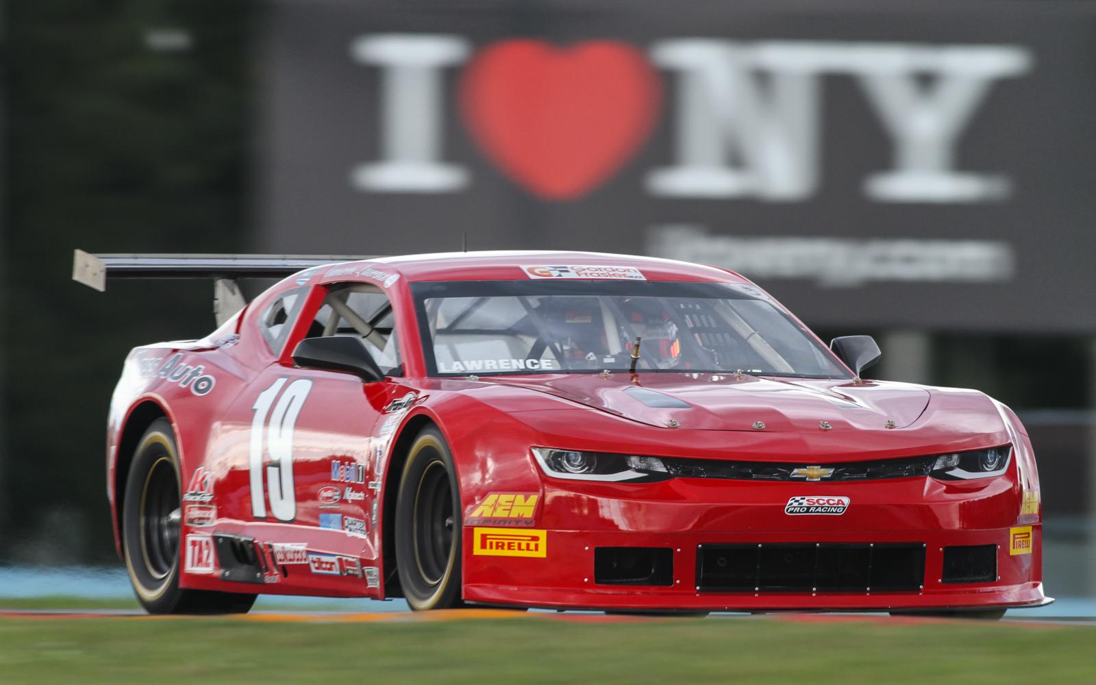 Cameron Lawrence leads TA2 in wet practice to open Watkins Glen weekend